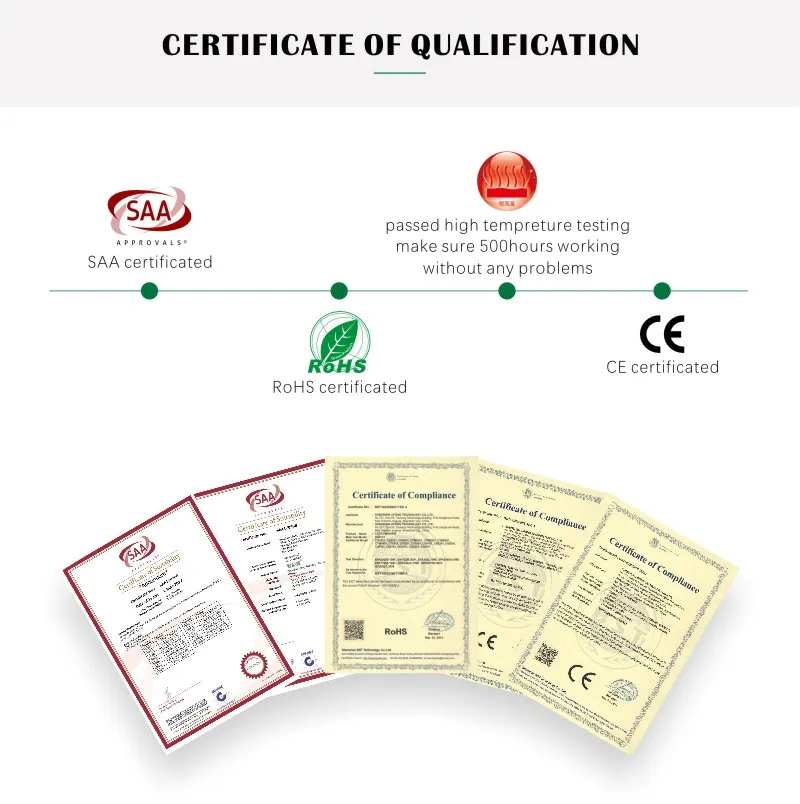 10W Ce RoHS SAA Certified LED Ceiling Lights Warm White 75mm Cut out Downlights for Home