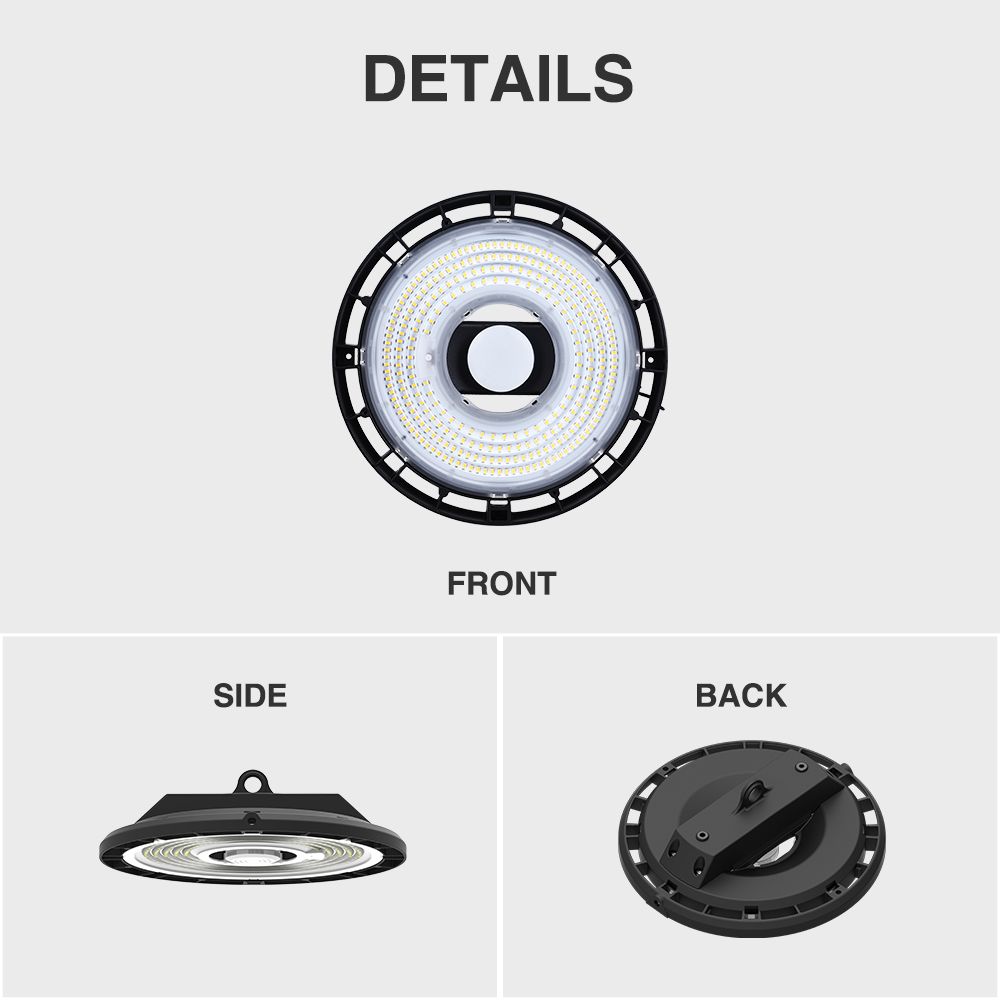 150W UFO High Bay Surge Protection Factory LED Lights