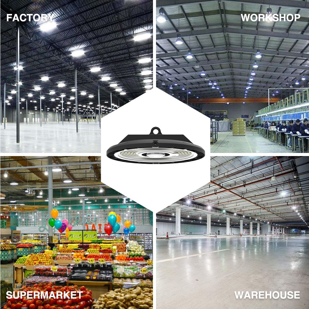 150W UFO High Bay Surge Protection Factory LED Lights