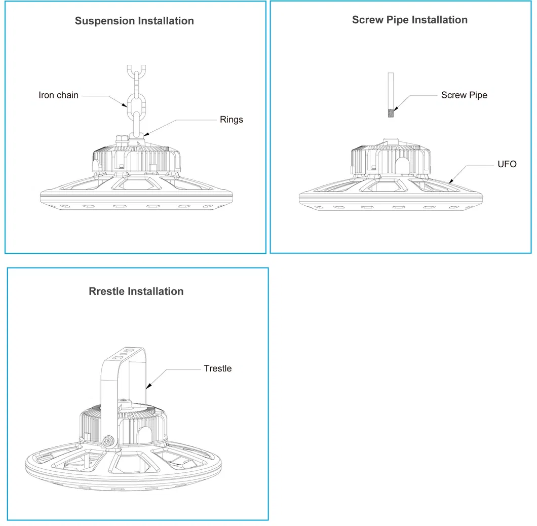 150W UFO LED Industrial High Bay Light for Wholesale