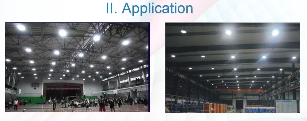 160lm/W 200W High Power Meanwell Driver UFO LED High Bay Light