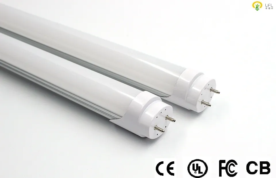 18W 100lm/W 1200mm 1800lm Aluminum T8 LED Tube