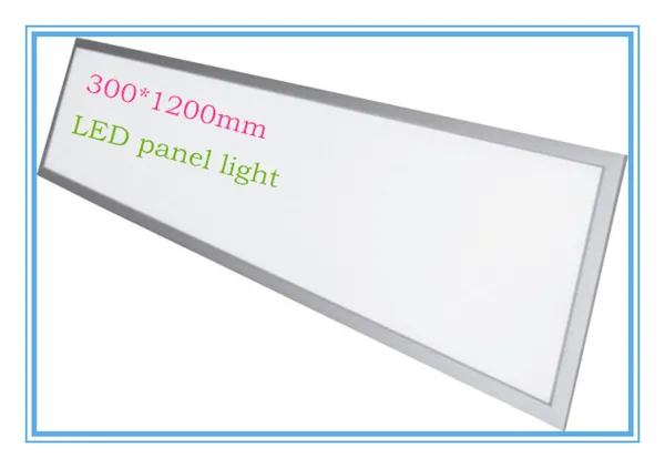 1X4 LED Panel Light 300X1200mm 40W 100lm/W