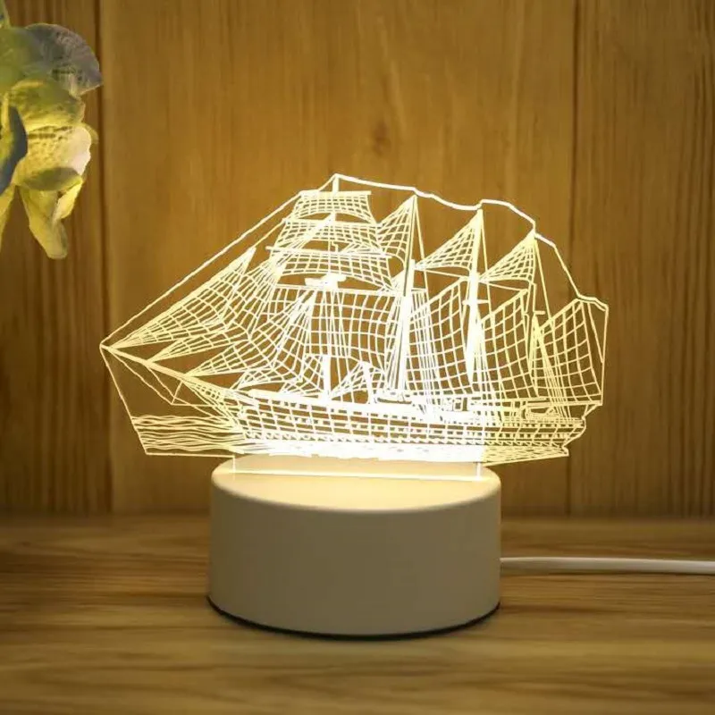 3D LED Car Shape Night Lamp light