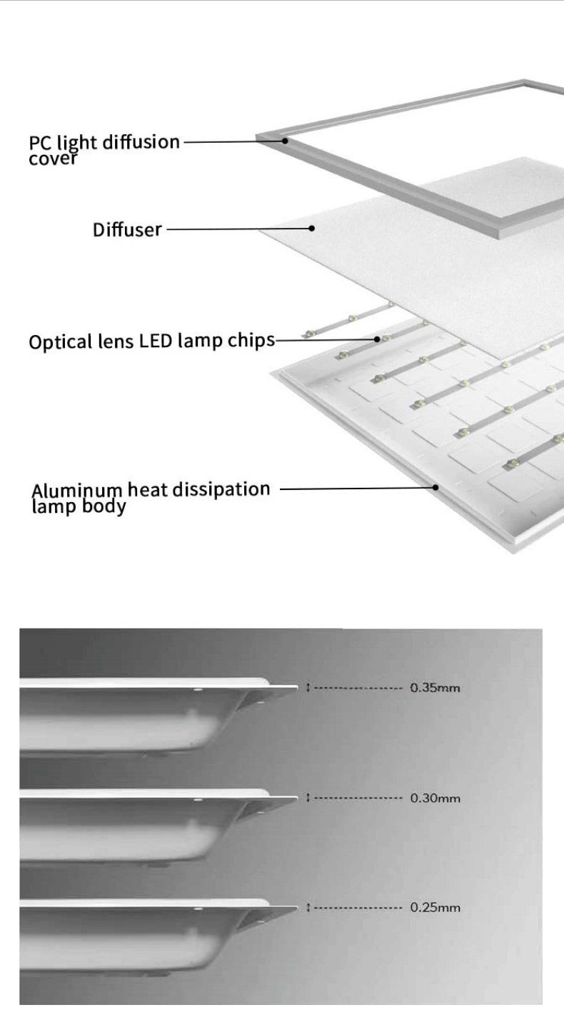 40W 30X120 Office LED Panel Light Commercial LED Panel Light China Factory