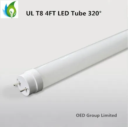 5 Year Warranty UL Listed T8 12W Glass LED Tube with 100-277VAC and 150lm/W