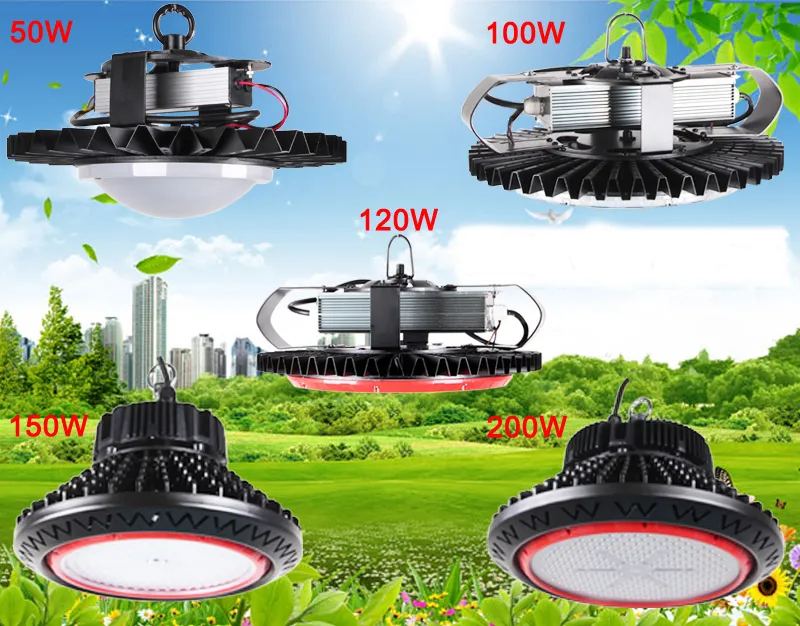 5 Years Warranty 100W/150W/200W 130lm/W UFO LED light Bay Lighting for Mine/Tunnel/Gas Station