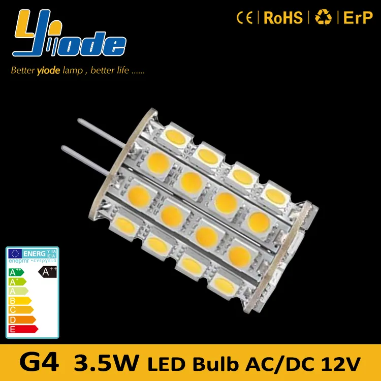 5050SMD 3.5W G4 Bi Pin Light Bulbs for Christmas Lights