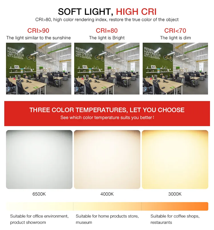 50W 1500mm Aluminum Alloy High Quality Recessed LED Linear Light with Ce CCC SAA