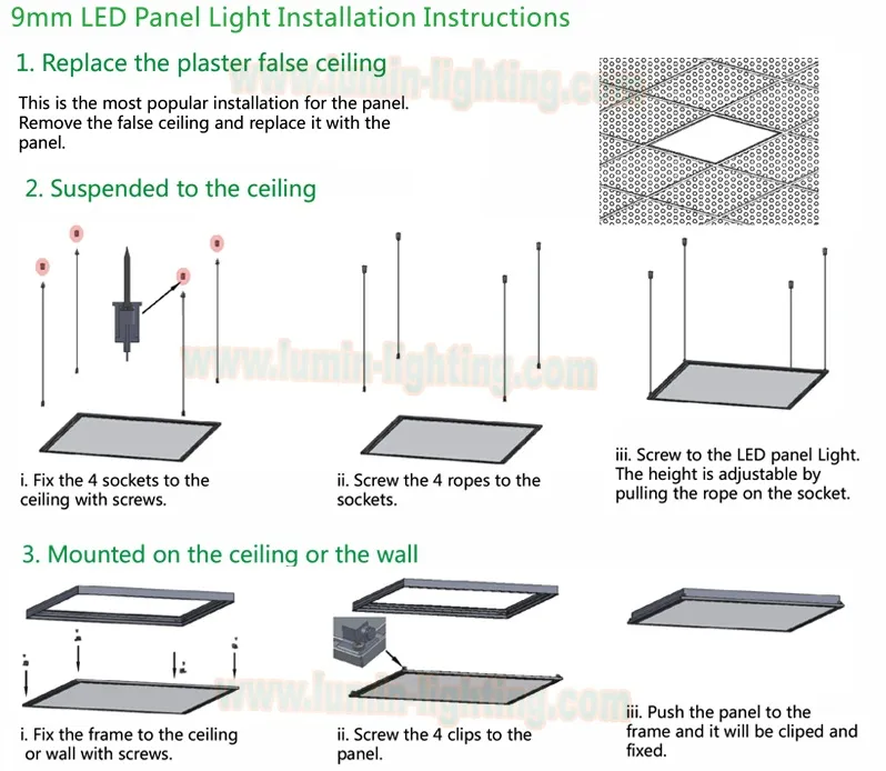 60W Best Dimmable LED Ceiling Panel Light (LM-PL-16-60)