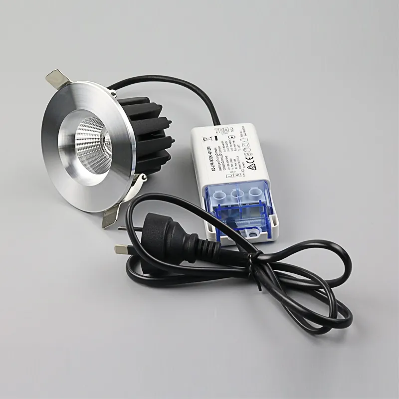 72mm Cutout 5W 7W Recessed Dimmable LED COB Downlight for Low Ceiling