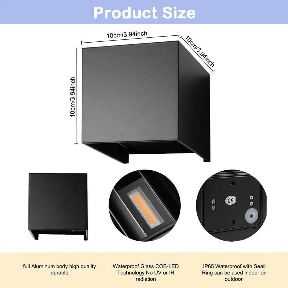 Alva Wide & Narrow Beam Angle Adjustable up Down LED Wall Light