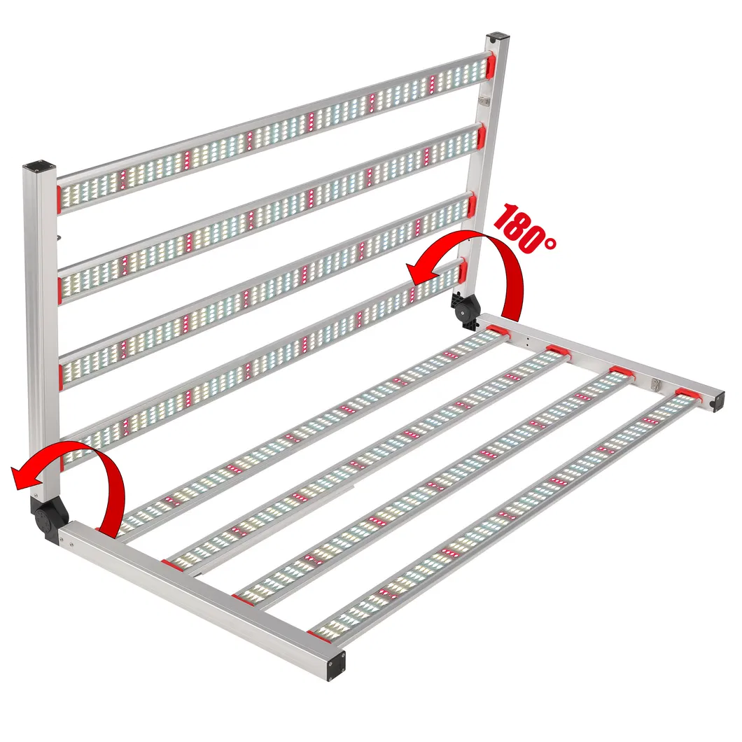 Amazing! Sunrise Sunset Programble Controllable 640W LED Grow Light with 8 Bars