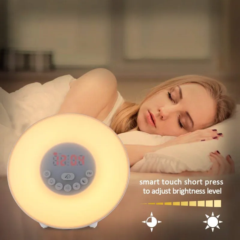 Amazon Most Popular Tuya Smart Nightlight Sleep Trainer - Wake-up Light - Digital Alarm Clock