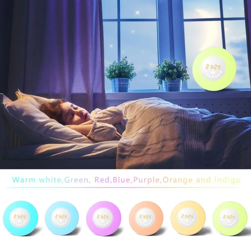 Amazon Most Popular Tuya Smart Nightlight Sleep Trainer - Wake-up Light - Digital Alarm Clock