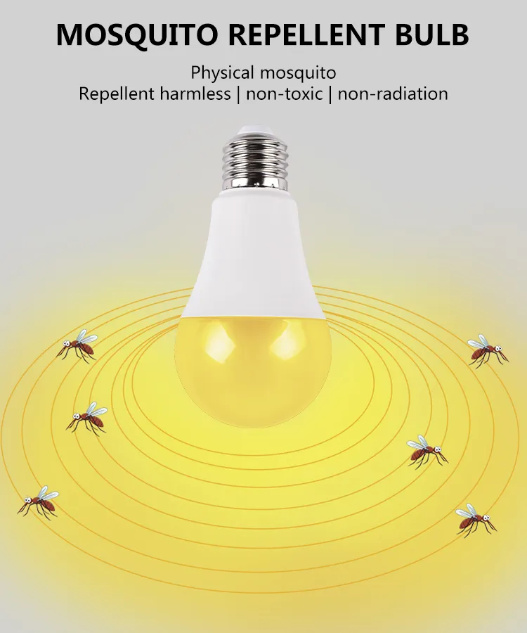 Anti Electric Mosquito Repellent Yellow Light Energy Saving Lamp Half of The Spiral or 4u