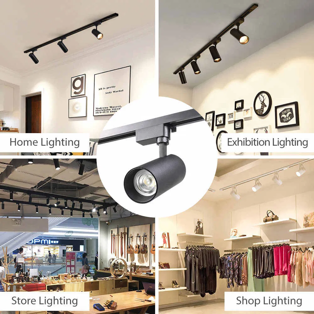 Bright Efficiency LED Track Light 30W Project Indoor Spot Lighting for Museum