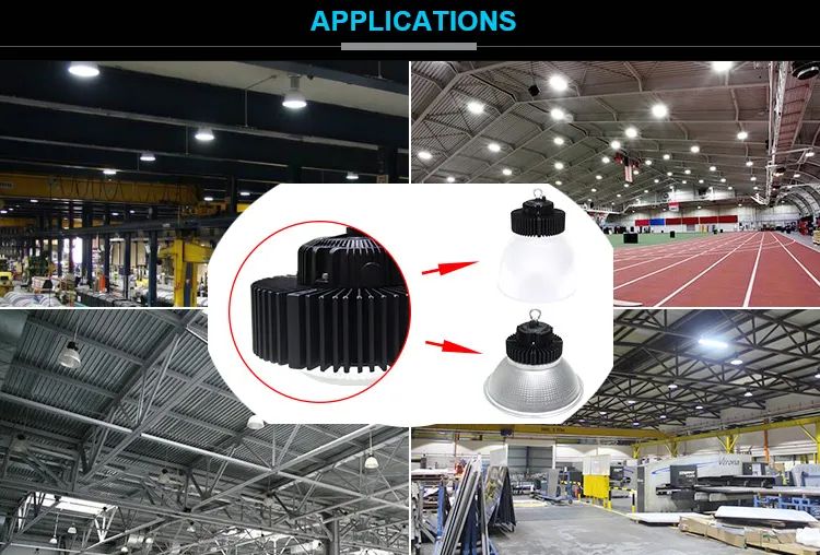 Ce Dlc ETL 6 Years Warranty LED Industrial High Bay Light IP 65 Waterproof (100W 150W 184W 300W)