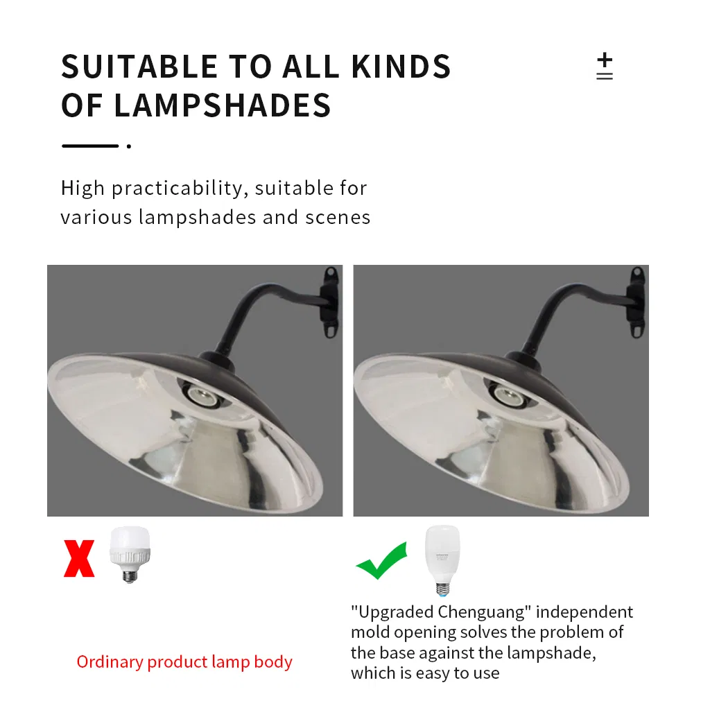 China SKD Parts IC Driver 15W LED Energy Saving Lamp with Flicker-Free Eye Care LED Bulb