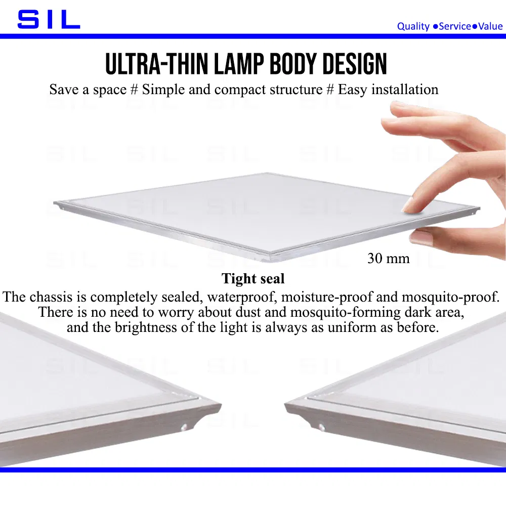 Commercial Ultra Slim 72W 1195*595 Size Recessed Mounted LED Panel Light