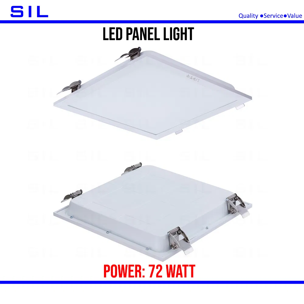 Commercial Ultra Slim 72W 1195*595 Size Recessed Mounted LED Panel Light