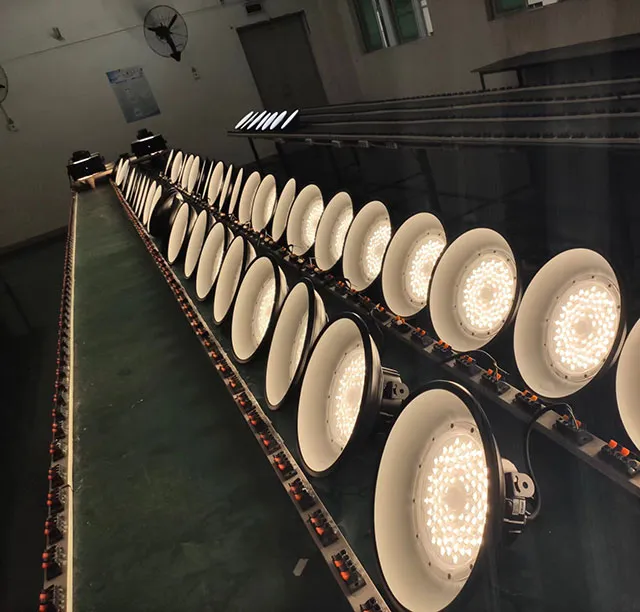 Customizable 100W 150W 200W 150lm/W 170lm/W LED Highbay Light for Industrial Areas Gym