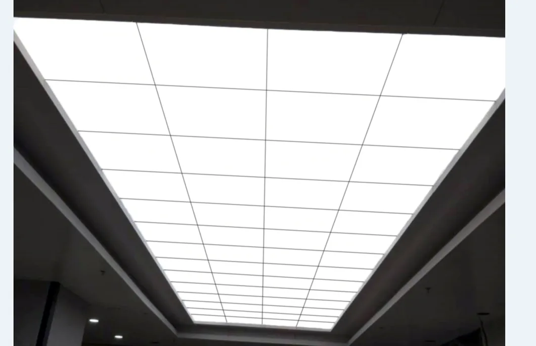 Customized 400*400 450*450 1195*195mm Frameless Ceiling LED Panel Light Office Lighting