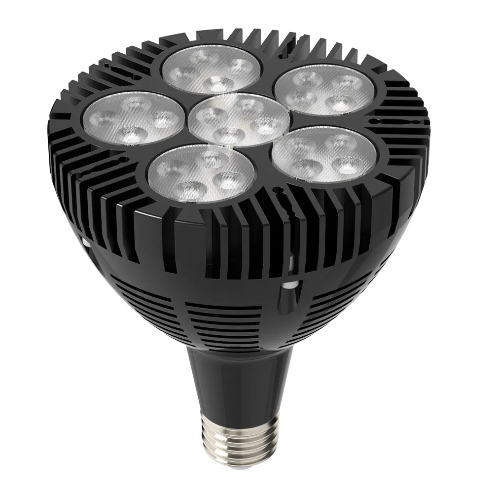 Customized Brightness Dimmable PAR38 LED Grow Light for Hydroponic Green House Bombillas LED PAR