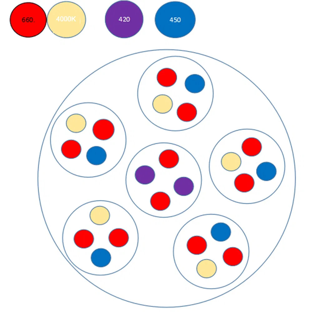 Customized Brightness Dimmable PAR38 LED Grow Light for Hydroponic Green House Bombillas LED PAR
