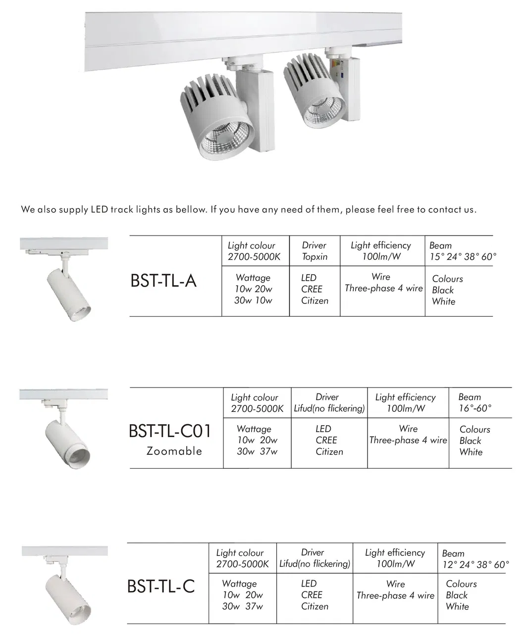 Customized Supermarket Indoor LED Linear Line Trunking System Pendant Light