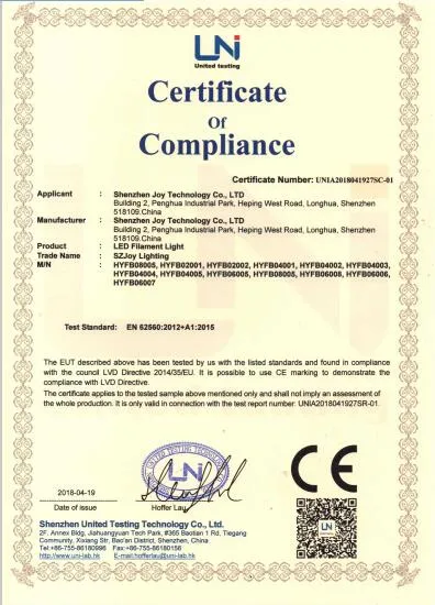 Dimmable 4W C35 LED Filament Bulb E12/E14 Base