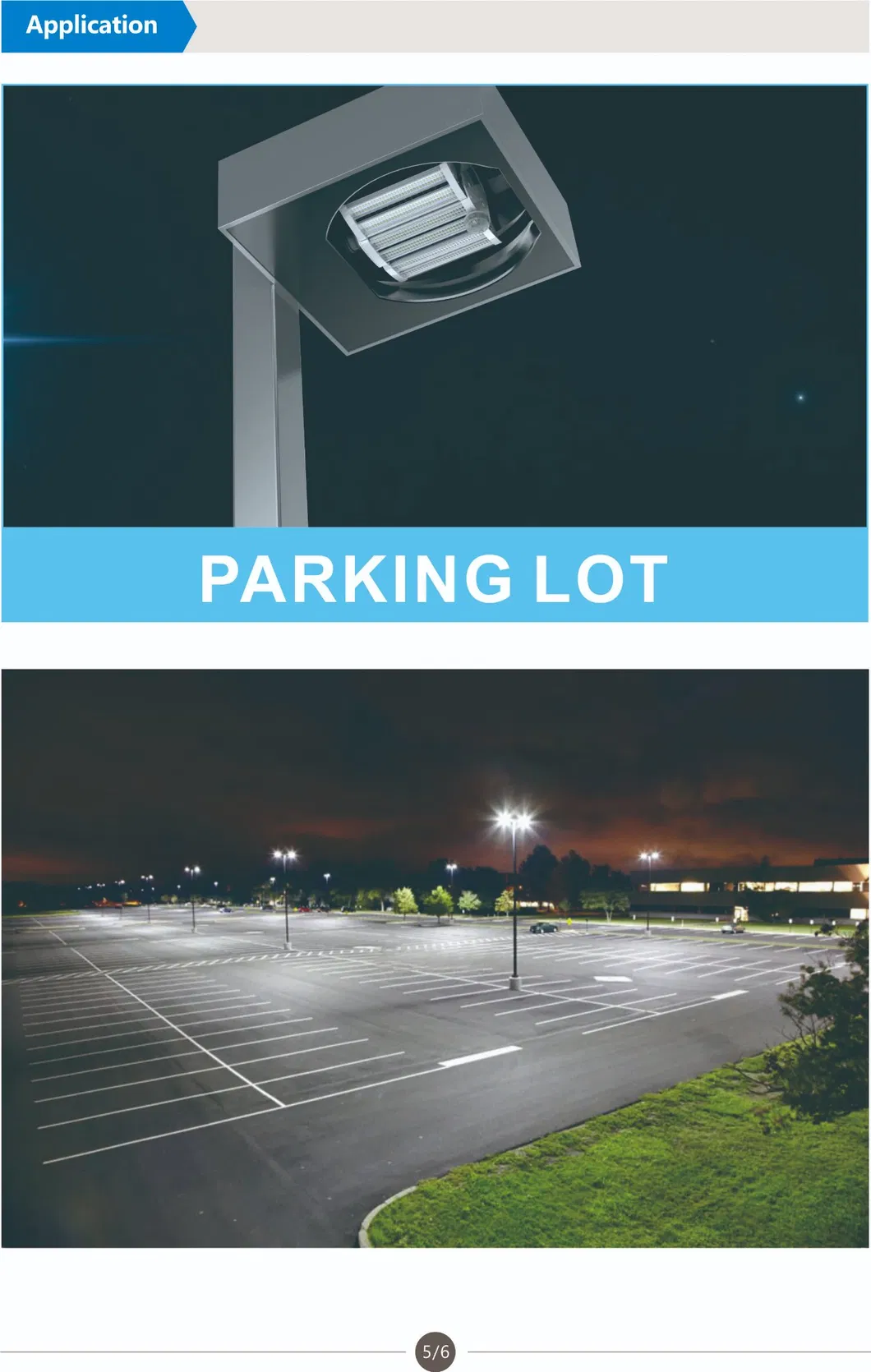 Dlc Listed Folded Light Replace 200W HID Retrofit Shoebox Corn Bulb LED Street Lights 110W