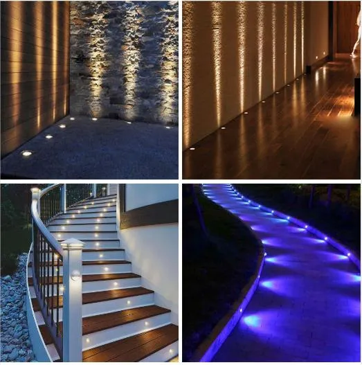 Easy Assemble Waterproof 220V1w IP67 LED Mini Garden Light Underground Lighting