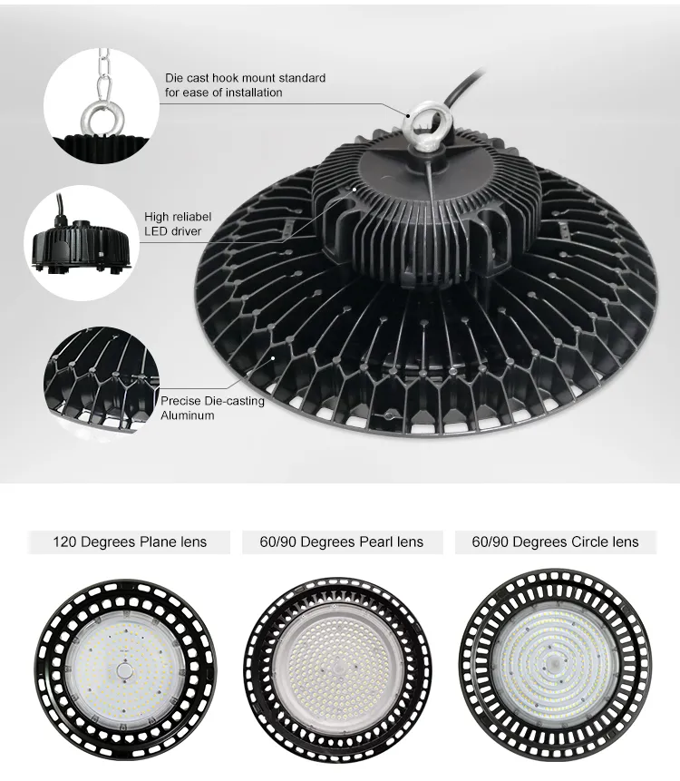 Factory and Warehouse Highbay Lighting 100W 150W 200W LED Light