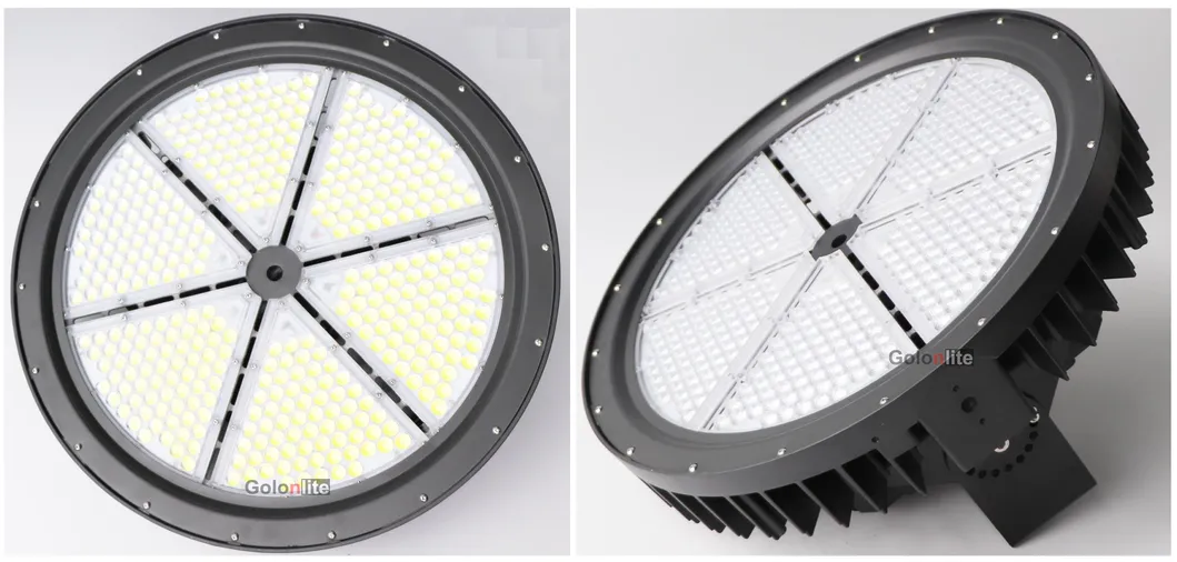 Factory Low Price Fast Delivery Casting Aluminum Ik10 Dimmable Sensor 150lm/W IP66 Waterproof LED Industrial Light 300W 400W 500W 600W LED High Bay Light
