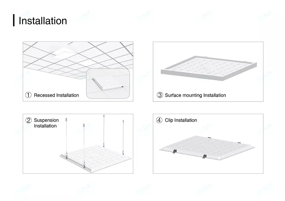 Factory Price 48W 295*1195*32mm Square LED Backlit Panel Light