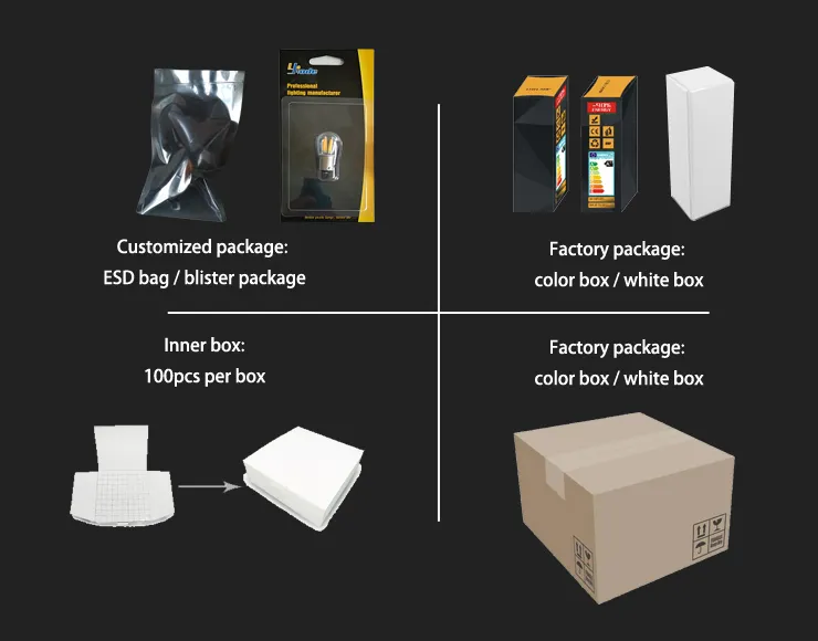 Flicker Free White 230 Voltage G9 LED Bulb 2 Wattage