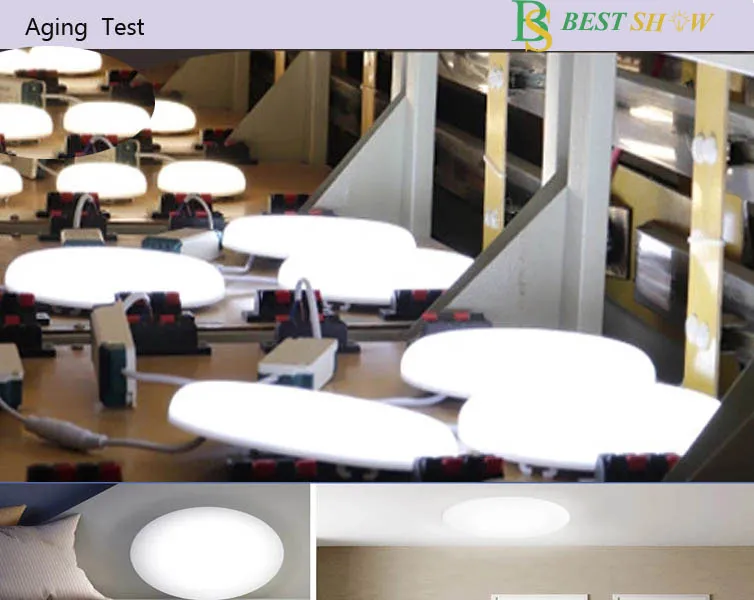 Free Cut Hole Size 9watt 12watt 18watt 24watt 36watt Round Square Frameless LED Panel Light