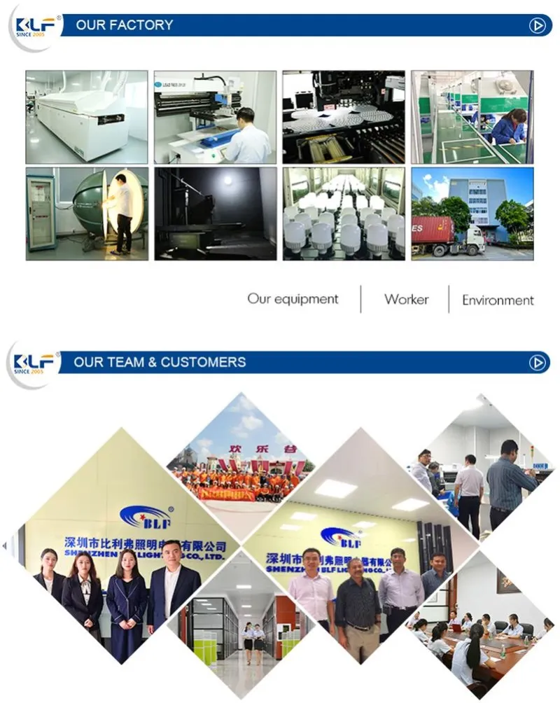 Great Heat Dissipation 100-265VAC CRI80+ PF0.9 50W 80W 100W LED Lamps Bulb LED Light Bulbs