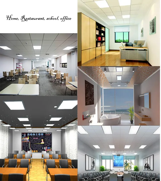 High Quality 195*1195 400*400 Framless LED Ceiling Without Flicker