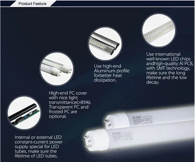 High Quality 4FT 18W 1200mm T8 LED Tube