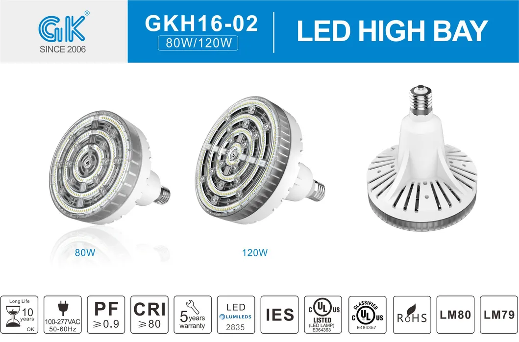 IP64 Highbay Lights 5 Years Warranty 115W SMD UFO LED High Bay Light