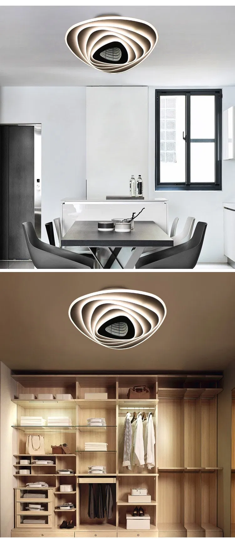 Langde Modern Bedroom Color Changing Flushmount Ceiling Lights for Living Room Ld3831