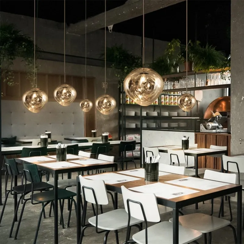 Lava Lamp Melt LED Pendant Light Suspension Lighting Decorative Chandelier