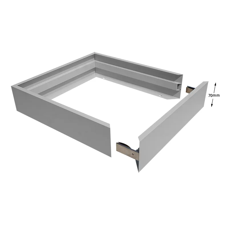 LED Aluminium Matte White 600X600 60X60 2X2 LED Panel Light Surface Mounted Frame