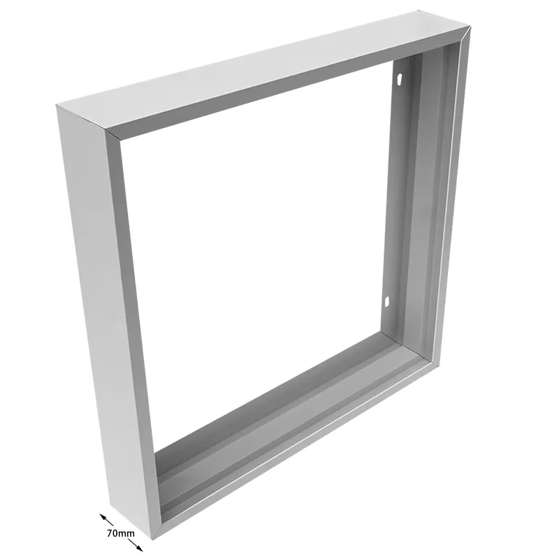 LED Aluminium Matte White 600X600 60X60 2X2 LED Panel Light Surface Mounted Frame