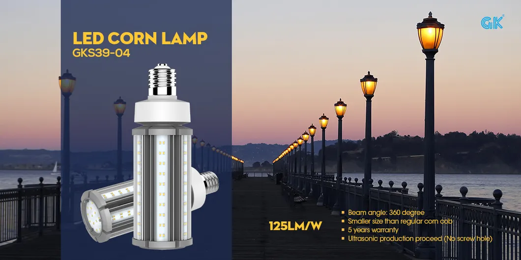 LED Corn Lamp E27 45W Replacement 200W HPS Mhl for Cobra Head Use in Street Road Bulb Lights
