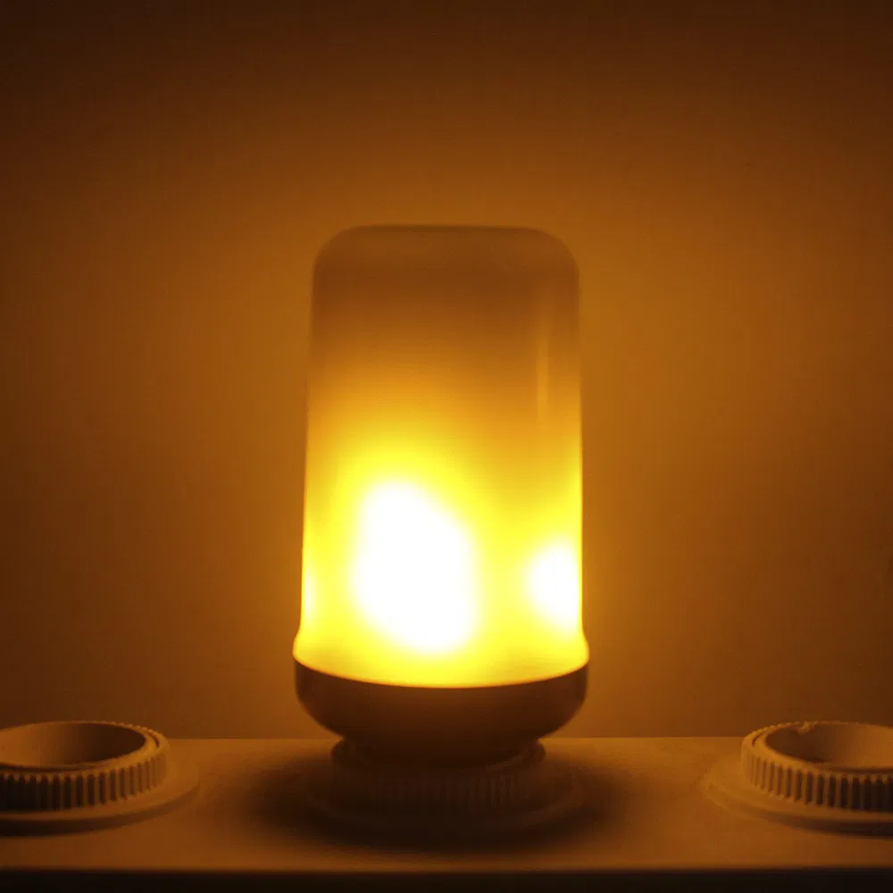LED Dynamic Flame Effect Bulb 3 Modes Flickering Emulation Gravity Creative Fire Lights