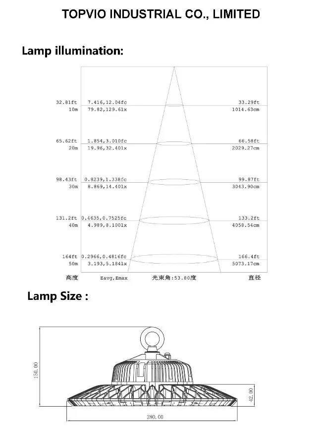 Mean Well Driver LED High Bay Light 60W 100W 150W 200W UFO Warehouse LED Industrial High Bay Light