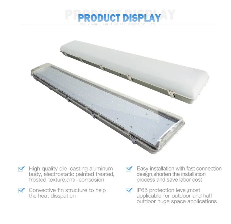 Model HP, 5FT 100W 120W 150W LED Linear High Bay